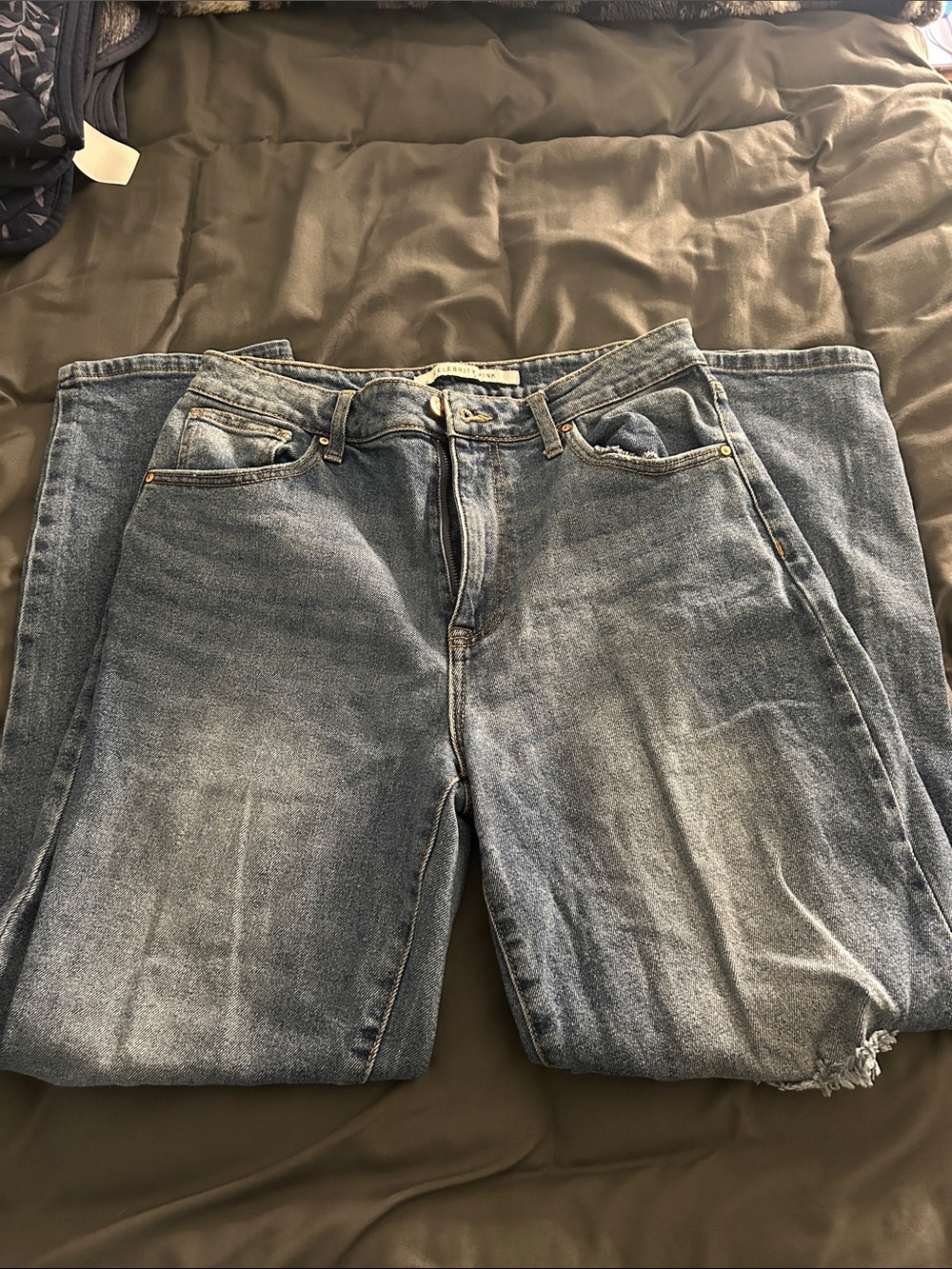 Relaxed Fit celebrity pink Light Blue Denim Jeans